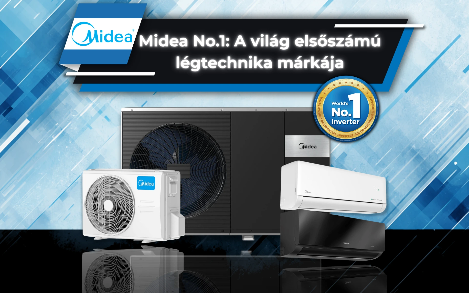 Midea klíma modern enteriőrben